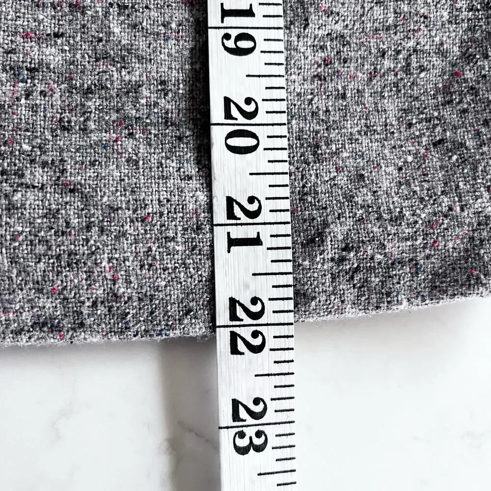 J.CREW Women's Sweater Wool Cashmere Blend Woven Colorblock Sz Small